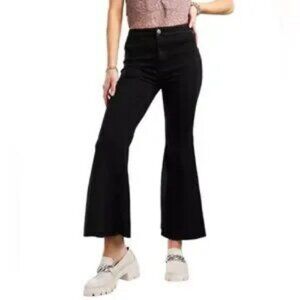 Free People We The Free Youthquake Flare Stretch Cropped Jean